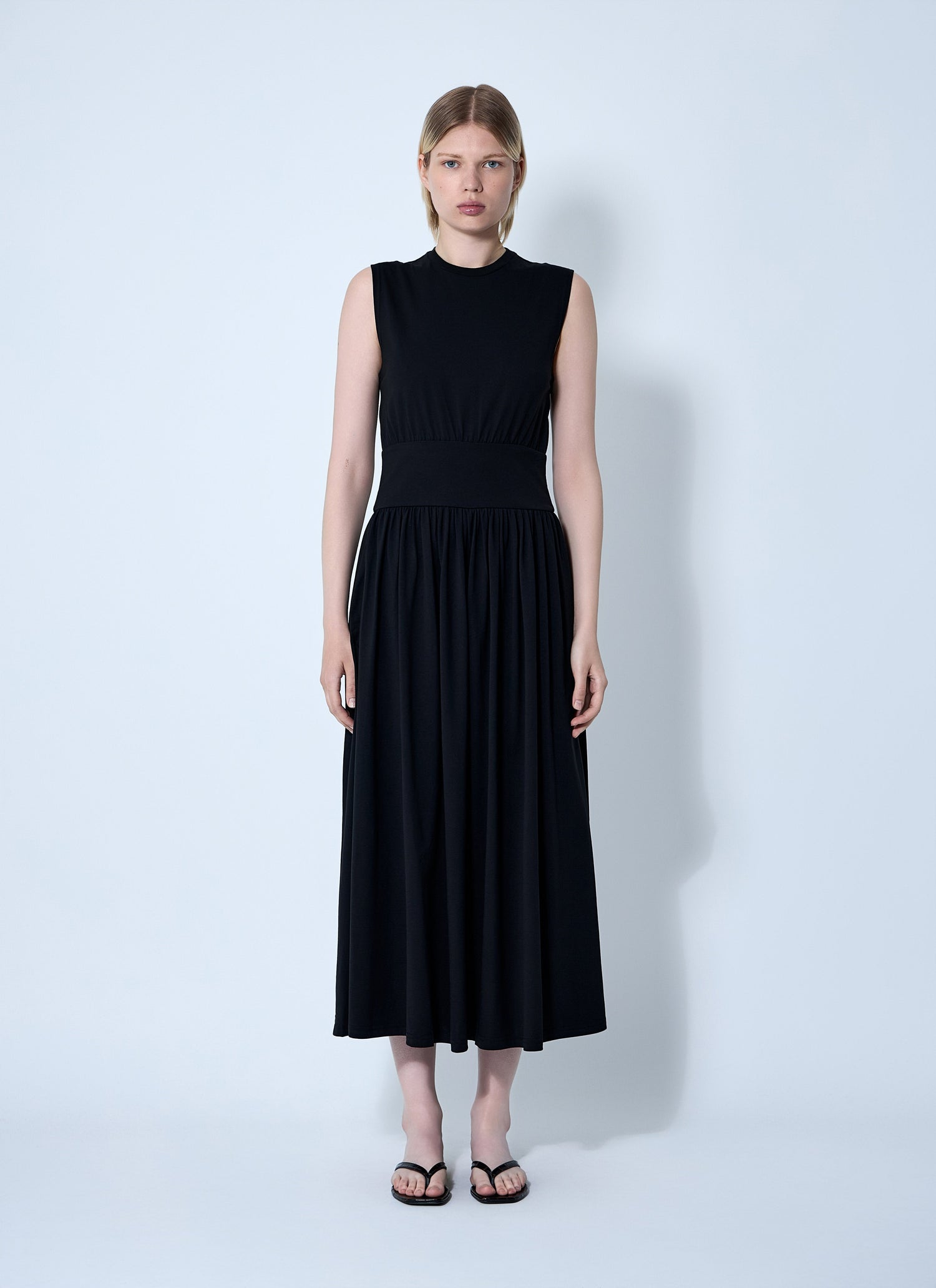 Toteme Women Sleeveless Cotton Tee Dress by Luosophy