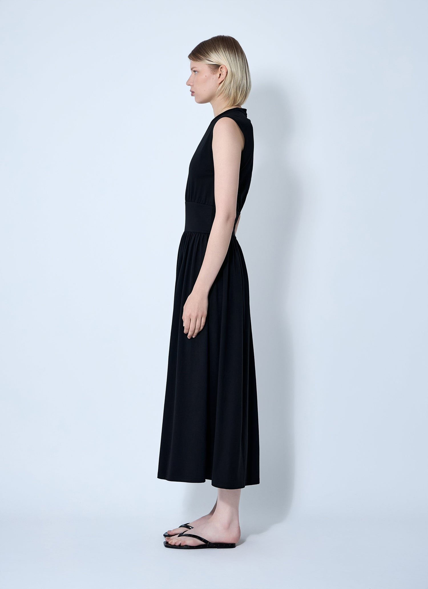 Toteme Women Sleeveless Cotton Tee Dress by Luosophy