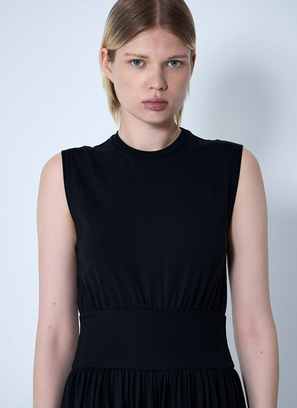 Toteme Women Sleeveless Cotton Tee Dress by Luosophy
