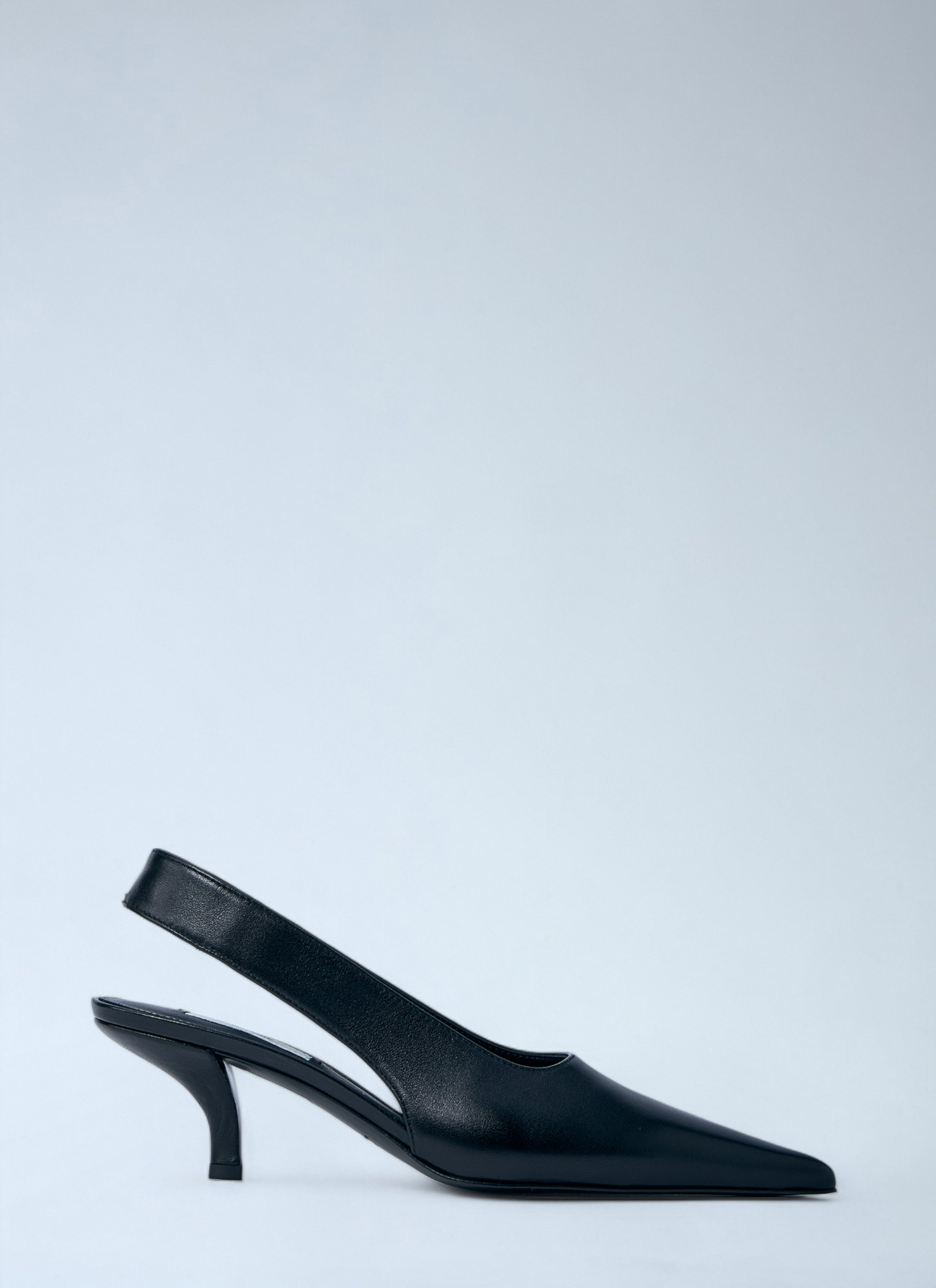 Toteme Women Classic Leather Slingback Heels by Luosophy