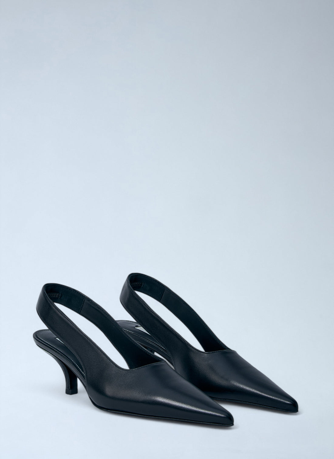 Toteme Women Classic Leather Slingback Heels by Luosophy