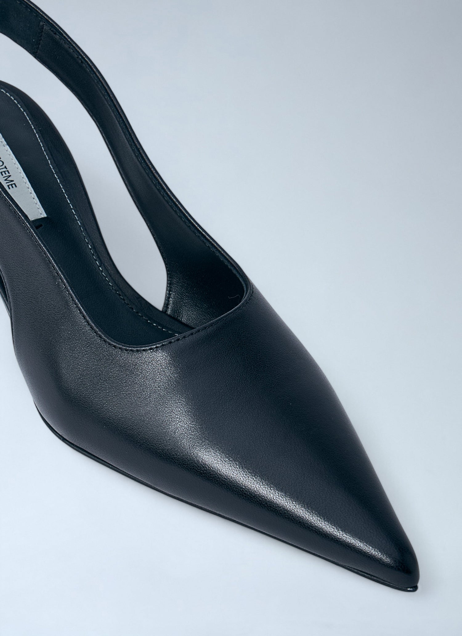 Toteme Women Classic Leather Slingback Heels by Luosophy