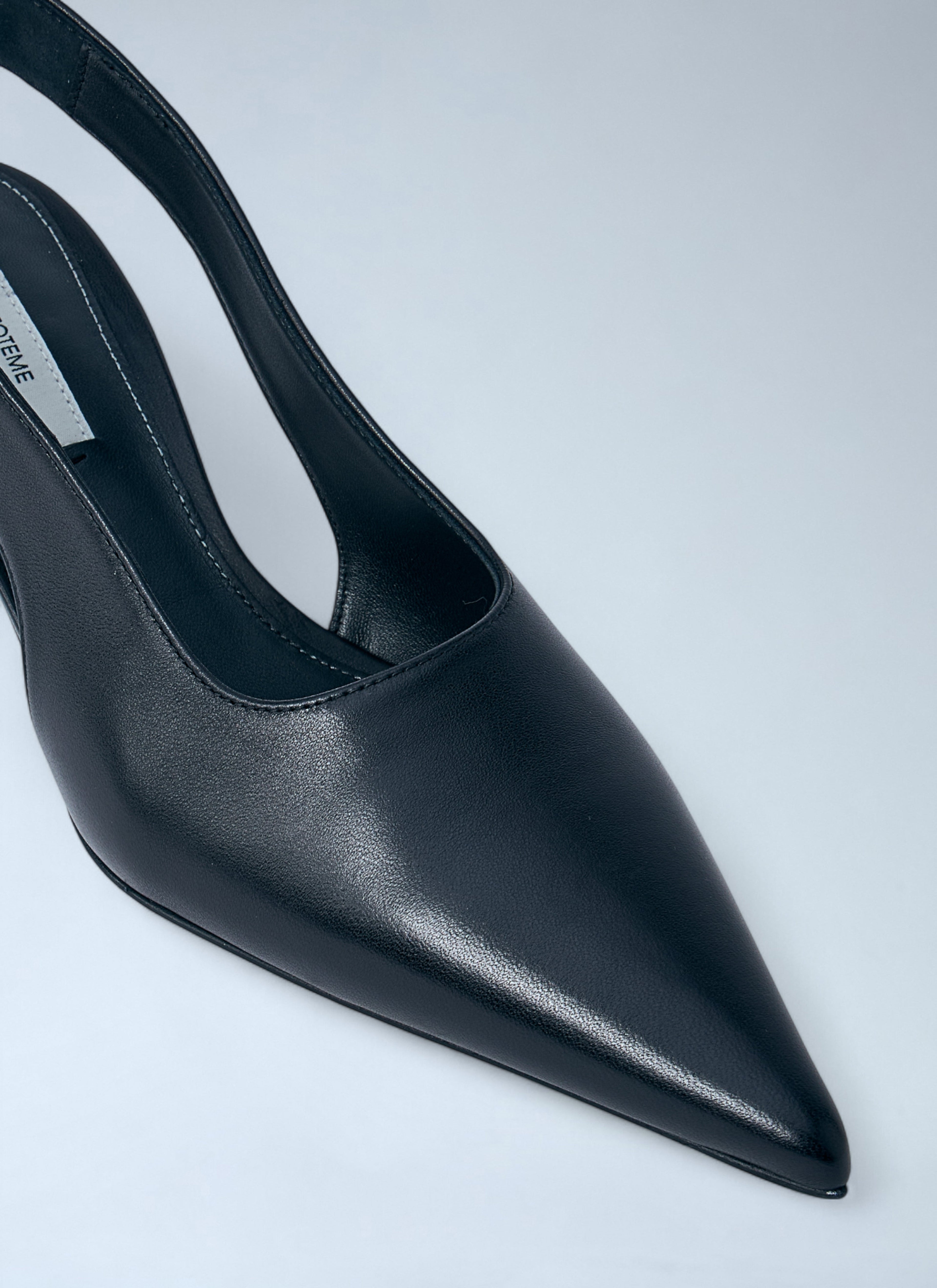Toteme Women Classic Leather Slingback Heels by Luosophy