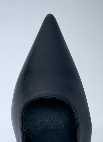 Toteme Women Classic Leather Slingback Heels by Luosophy
