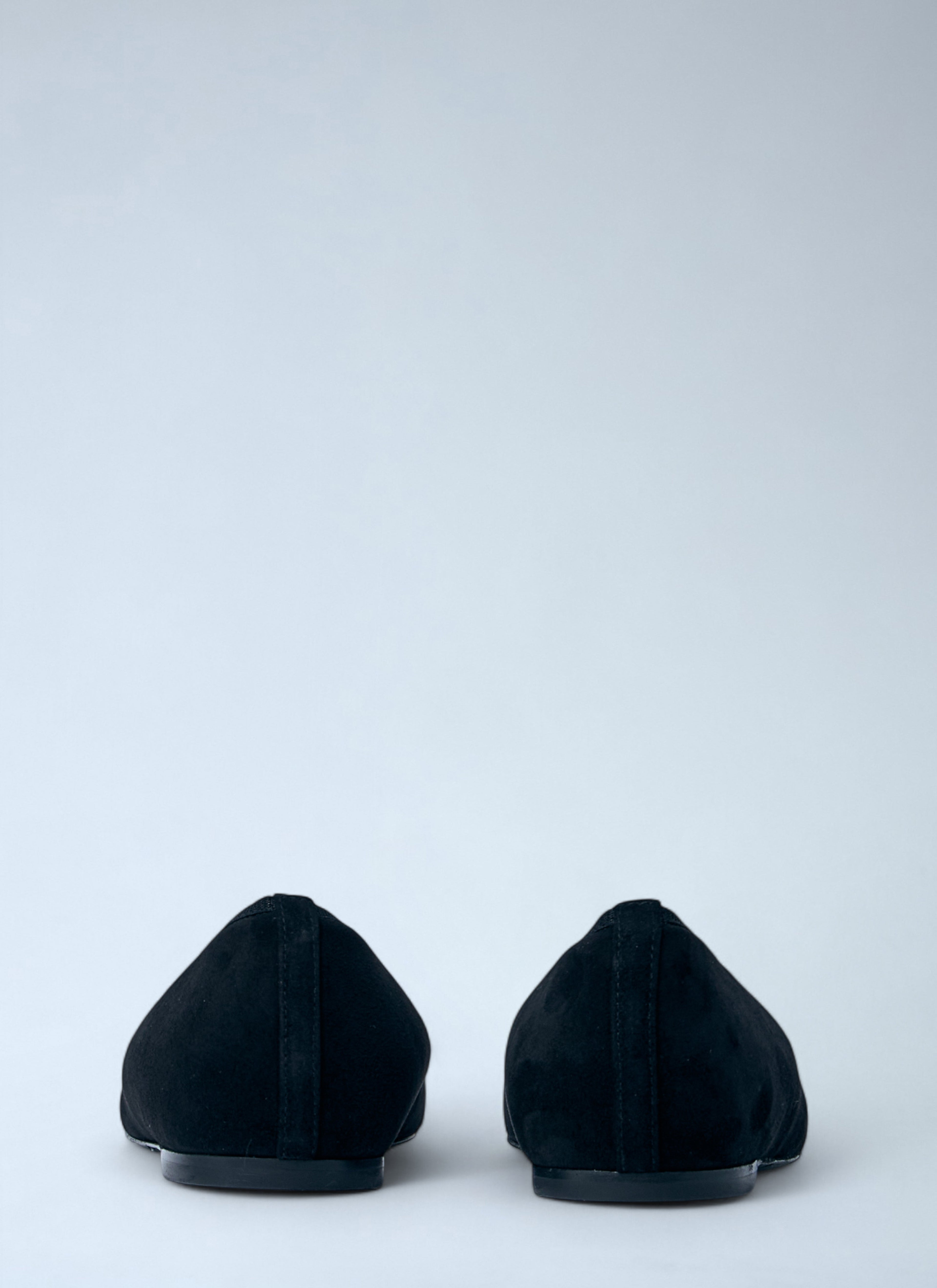 Toteme Women Minimalist Suede Ballerinas Flats by Luosophy