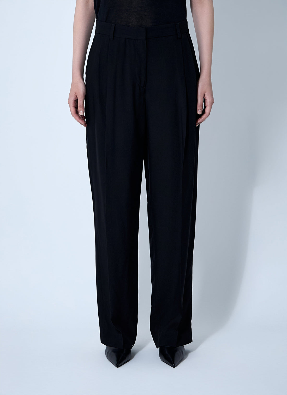 Toteme Women Double-Pleat Fluid Pants by Luosophy