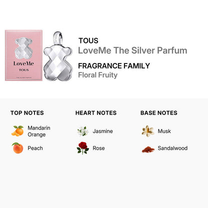 Tous loveme the silver parfum (3.0oz)