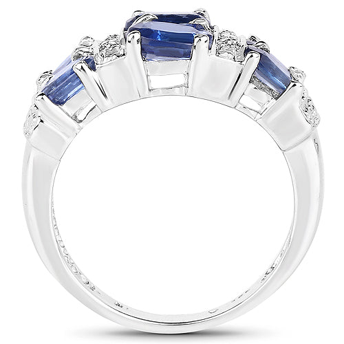 2.44 Carat Genuine Kyanite .925 Sterling Silver Ring by Bids.com