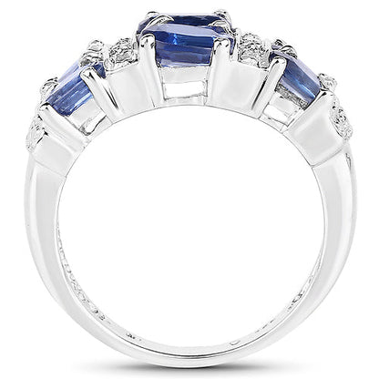 2.44 Carat Genuine Kyanite .925 Sterling Silver Ring by Bids.com