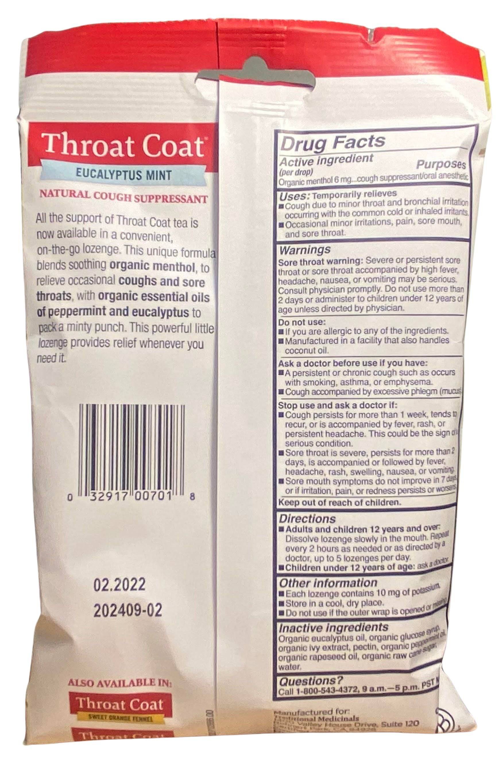 Throat Drops, Organic - Traditional Medicinals by Country Life Natural Foods