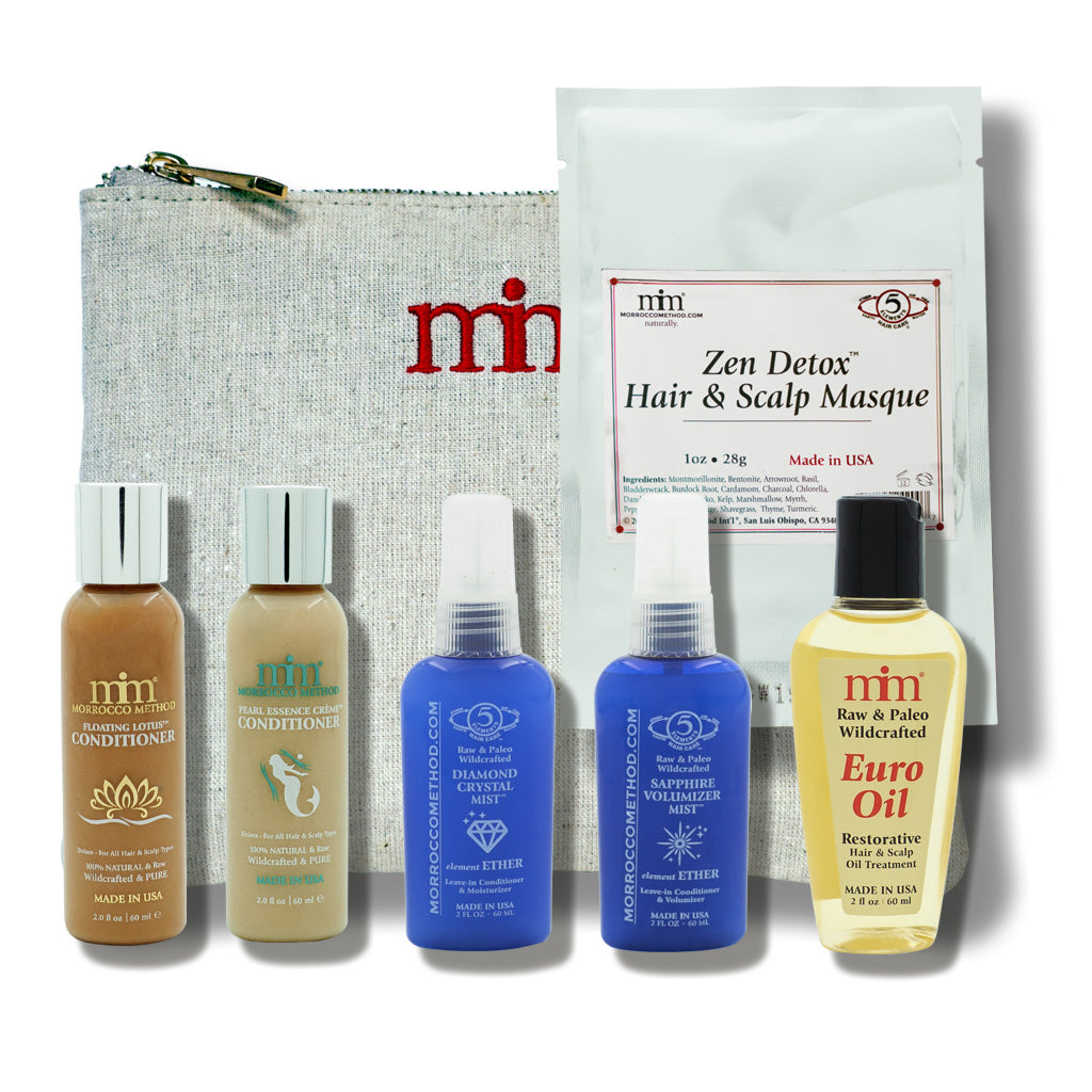 Travel Set, 6 Conditioners by Morrocco Method International