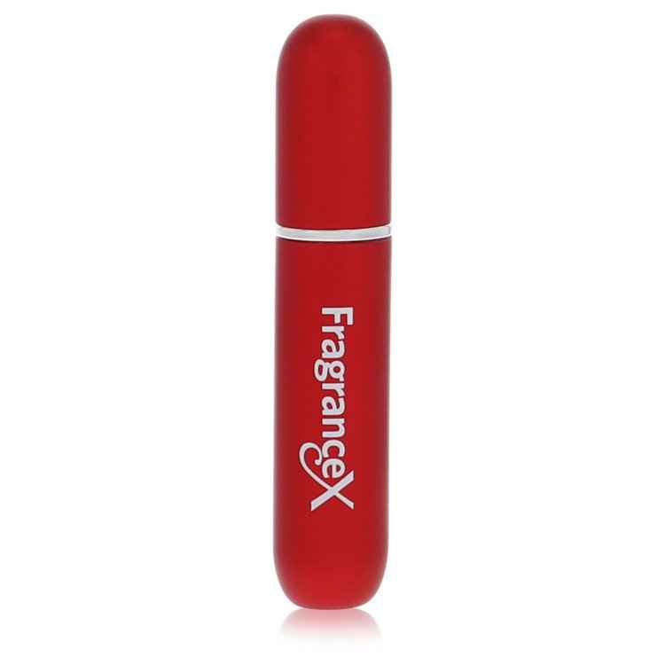 Travel Perfume Bottle by FragranceX Mini Travel Refillable Spray with Cap Refills from Any Fragrance Bottle (Maroon) .135 oz for Women