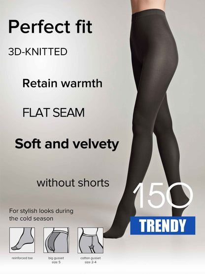 Tights Conte Trendy 150 Den - Microfiber 3D effect