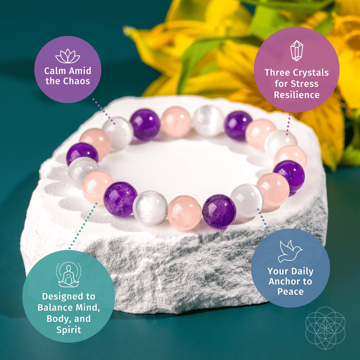 Trinity Bracelet Of Stress Resilience - DestGlow
