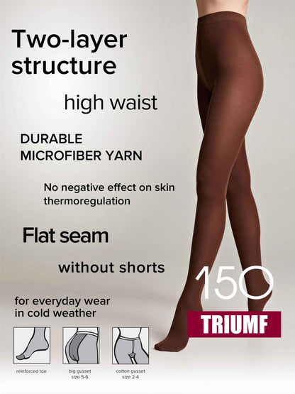 Tights Conte Triumf 150 Den - Warm Opaque Microfiber