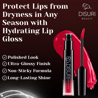 DISURI Beauty Glossy Blast Lip Gloss - Miami Splash