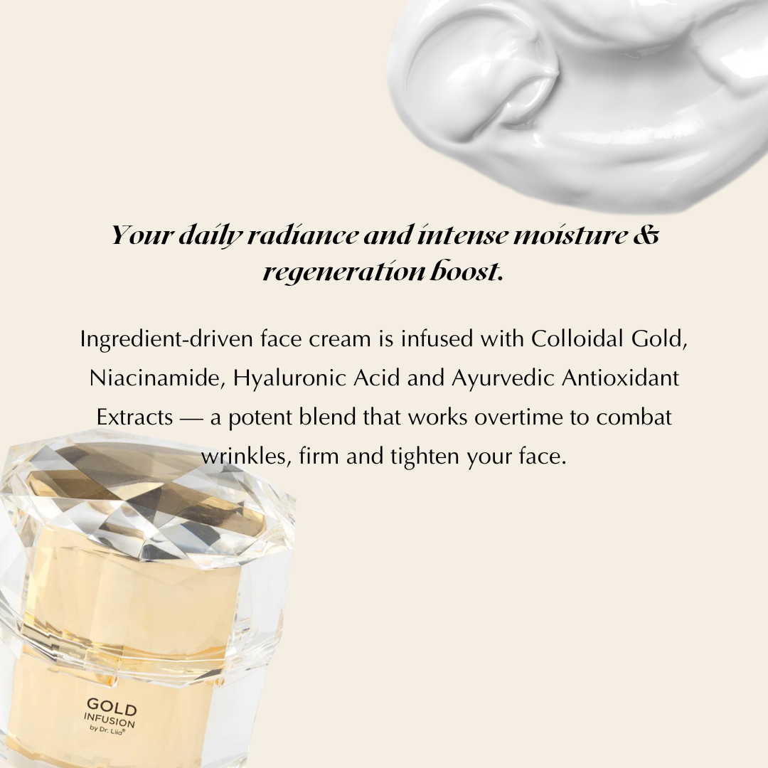 Anti-Aging Gold Infusion Cream – Brightening, Firming &amp; Hydrating Moisturizer by EpiLynx