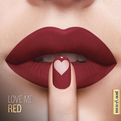 Lakme Xtraordin-Airy Velvet Matte Lip Mousse - Love Me Red