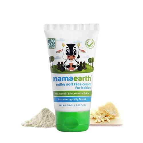 Mamaearth Milky Soft Baby Face Cream For Moisturizes, Soothes, Heals Chapped Skin