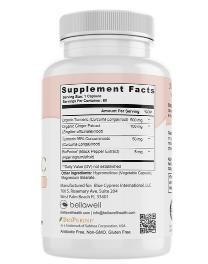 Turmeric &amp; Ginger Formula - by Bellawell