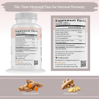 Turmeric &amp; Ginger Formula - by Bellawell