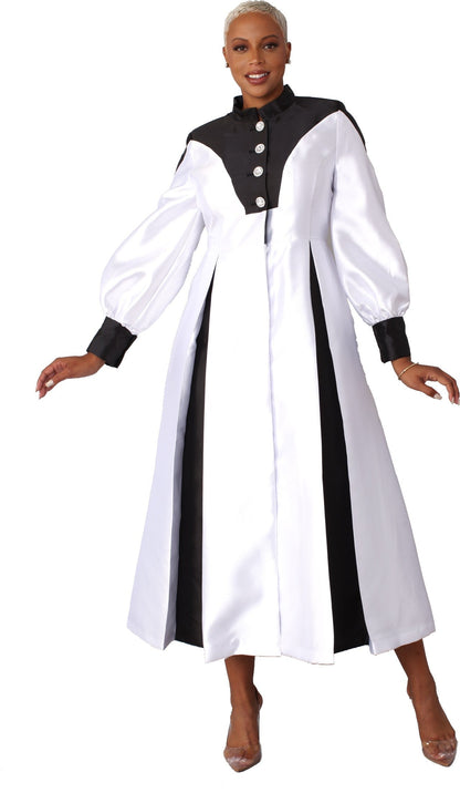 Two-Toned Woven Cassock Robe- 4802  DestGlow