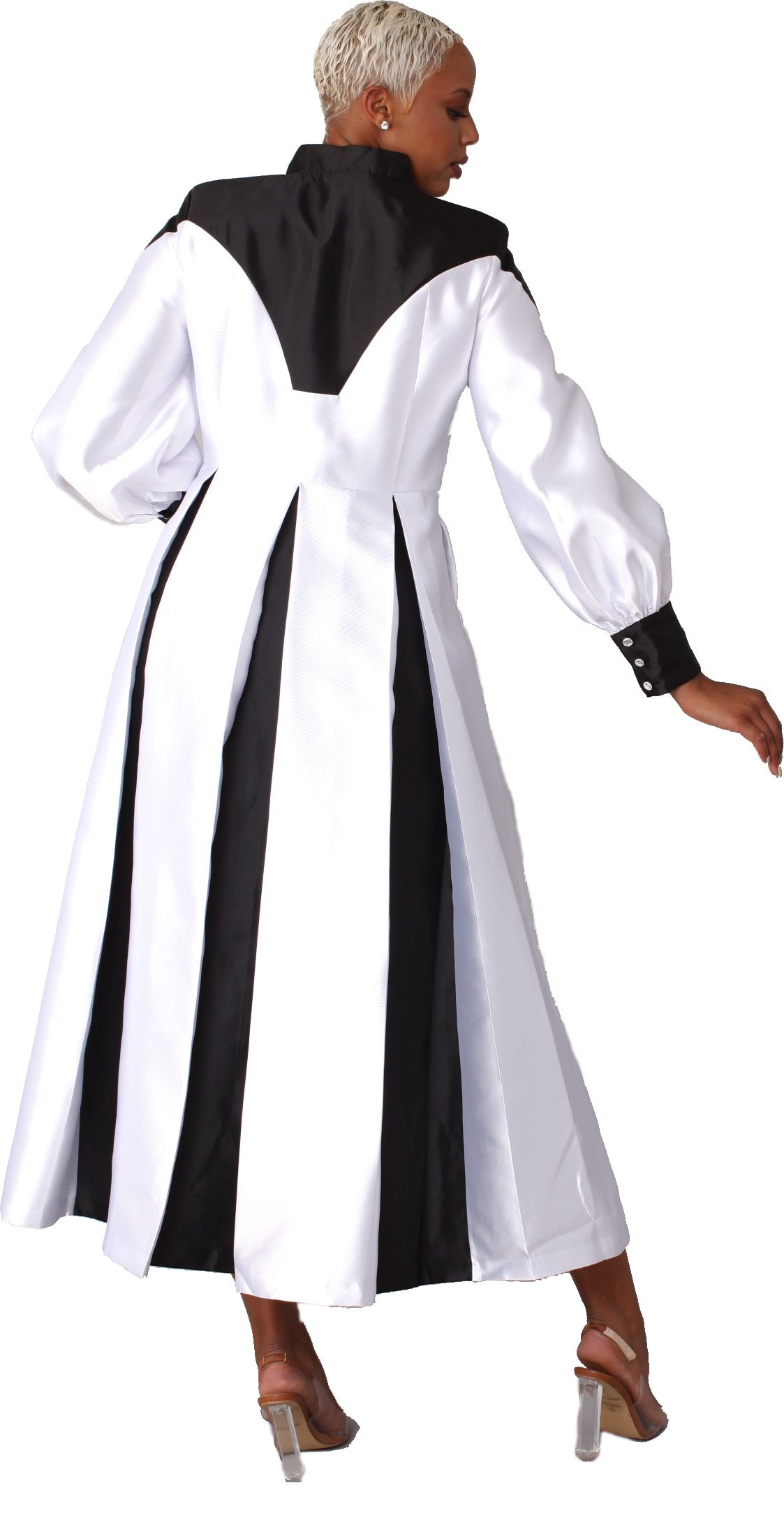 Two-Toned Woven Cassock Robe- 4802  DestGlow