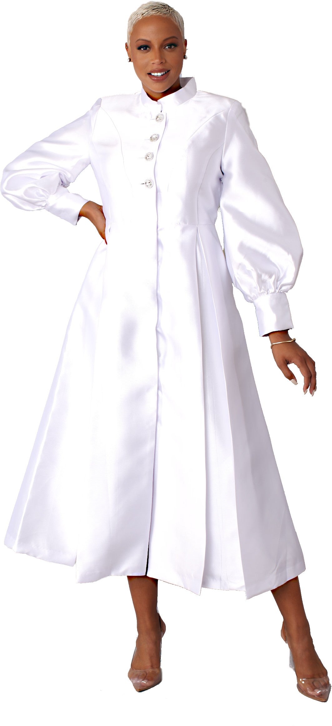 Two-Toned Woven Cassock Robe- 4802  DestGlow