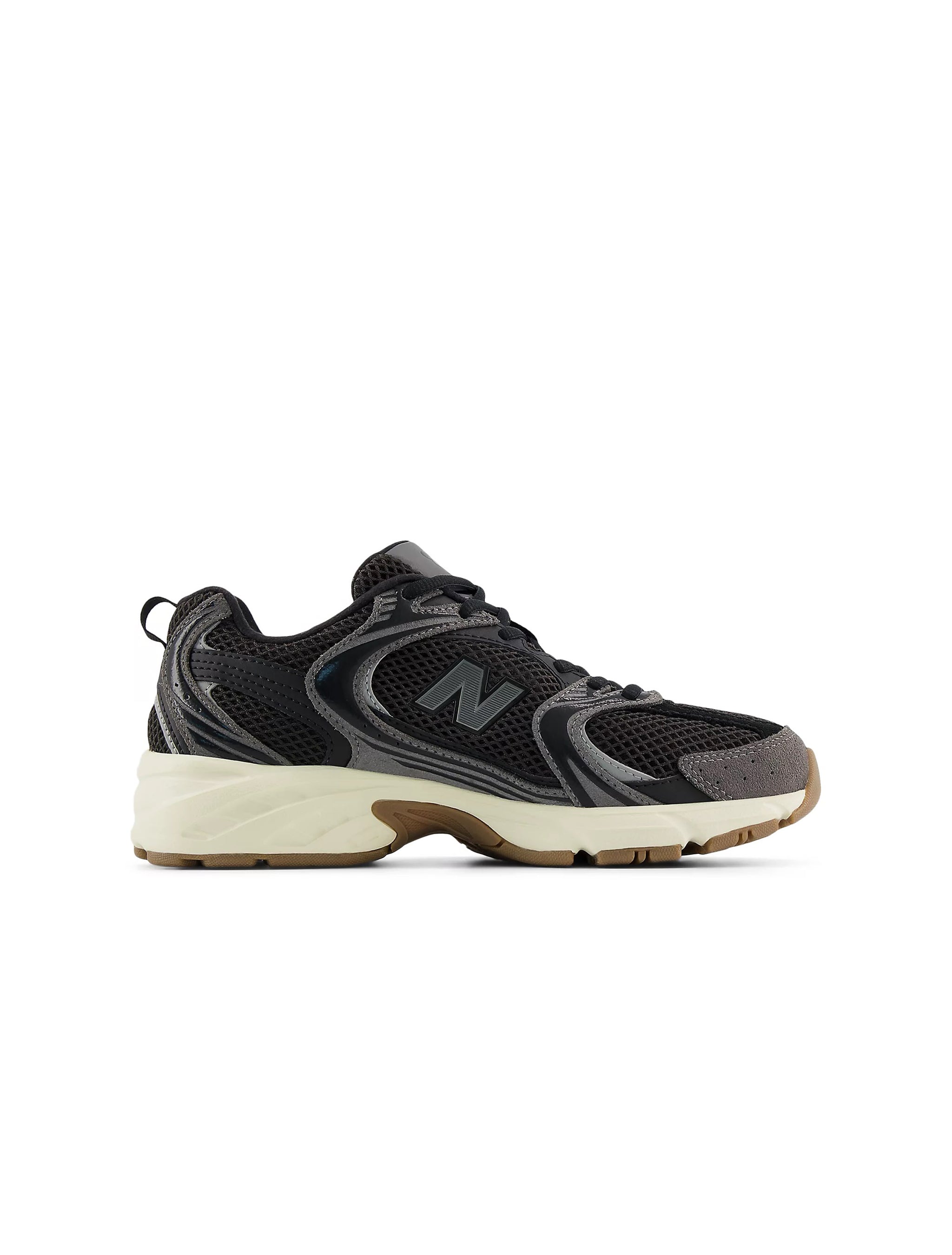 New Balance Big Kids 530 Running Shoes - Black/Gum by Denim Exchange