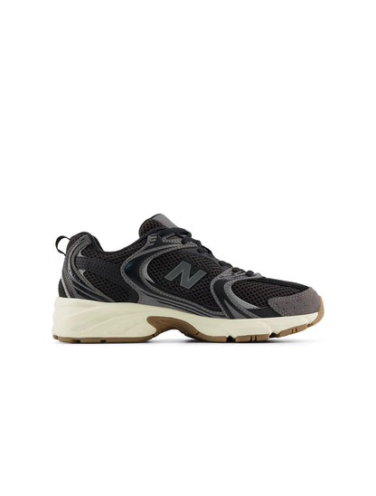 New Balance Big Kids 530 Running Shoes - Black/Gum by Denim Exchange