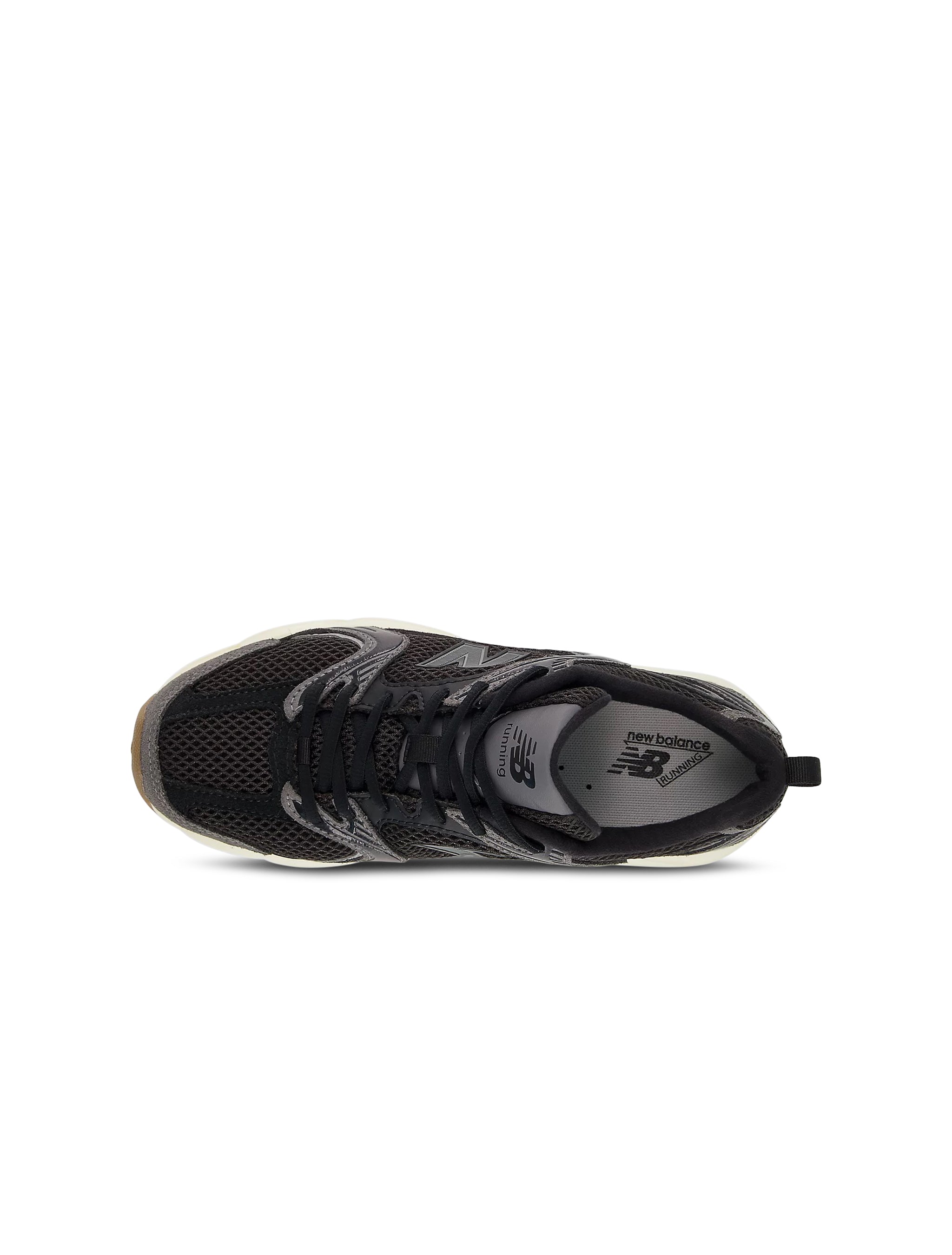 New Balance Big Kids 530 Running Shoes - Black/Gum by Denim Exchange