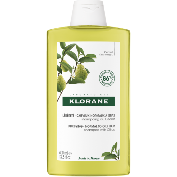 Klorane Purifying - Normal To Oily Hair Shampoo with Citrus 13.5oz by Pasteur Pharmacy