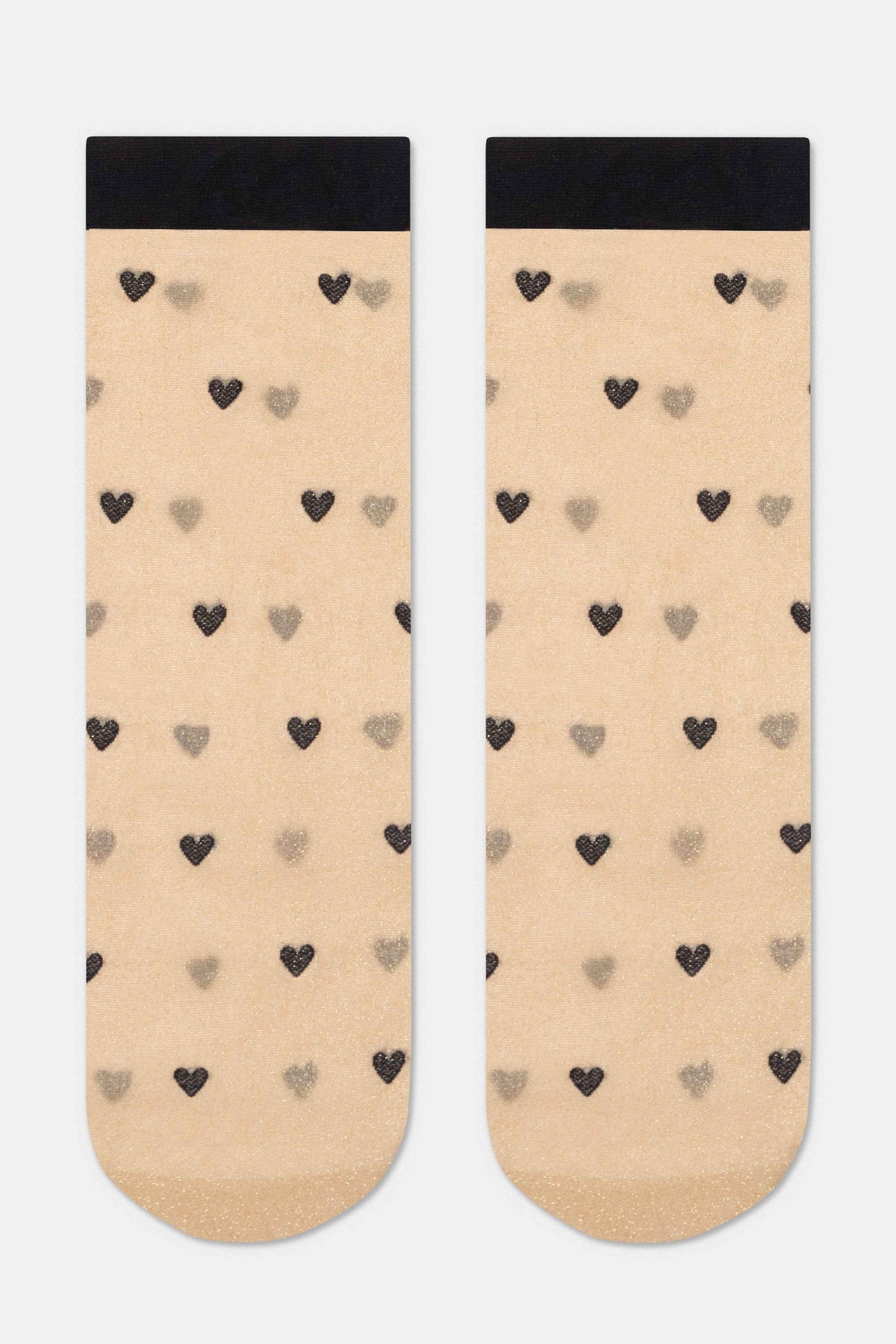 Shimmering Socks Conte Fantasy - "Hearts" Designs