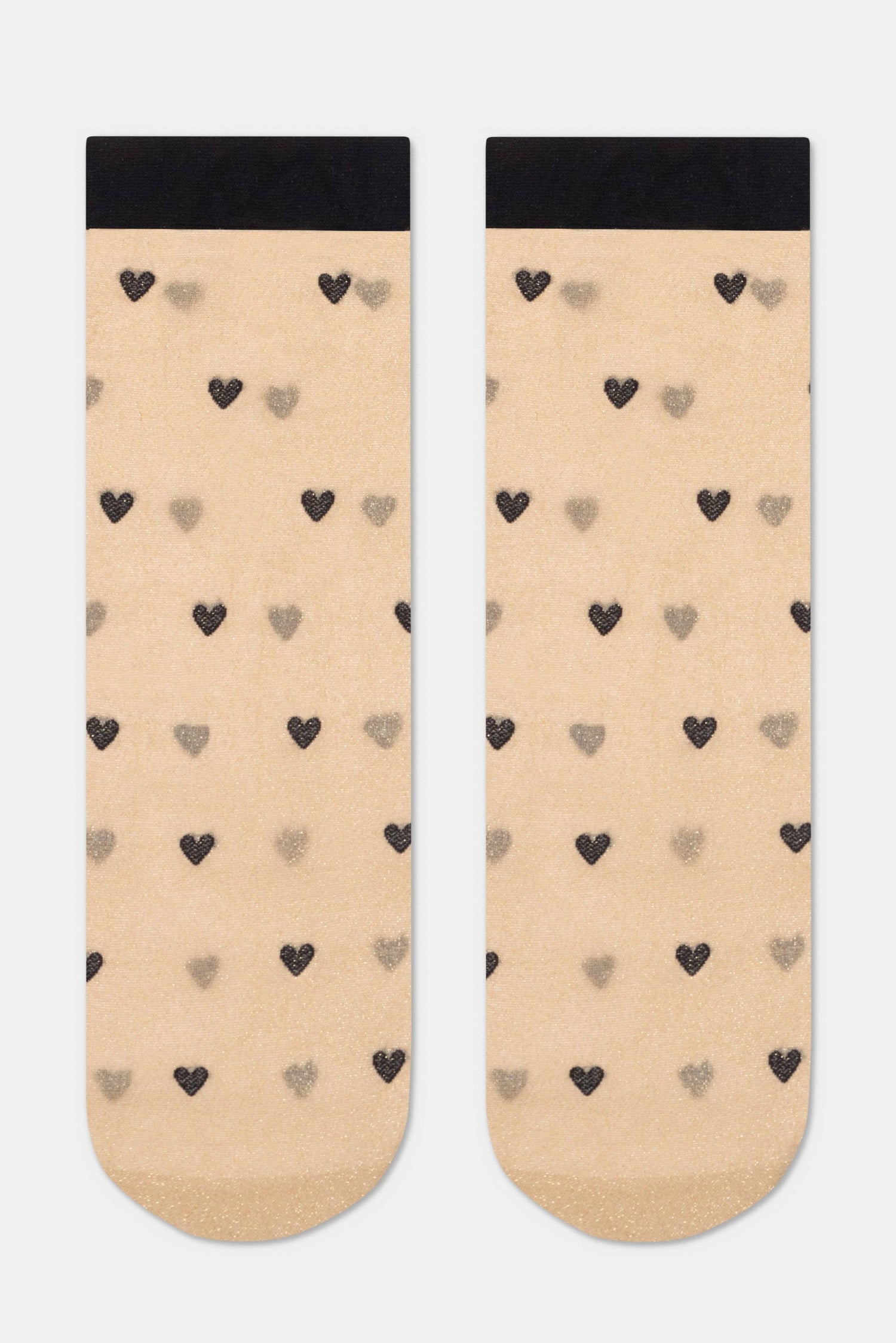 Shimmering Socks Conte Fantasy - "Hearts" Designs