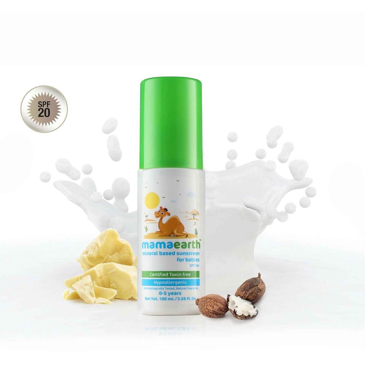 Mamaearth Nourishing Hair Oil &amp; Mineral Based Sunscreen