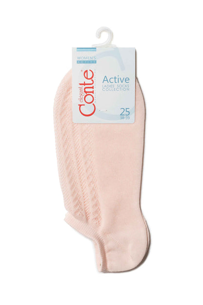 Cotton Ankle Socks Conte Active - 179 Openwork Weave