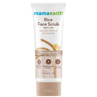 Mamaearth Rice Face Scrub With Rice Water & Niacinamide