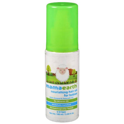 Mamaearth Nourishing Hair Oil For Babies For Repairs Dry Scalp &amp; Stimulates New Hair Growth