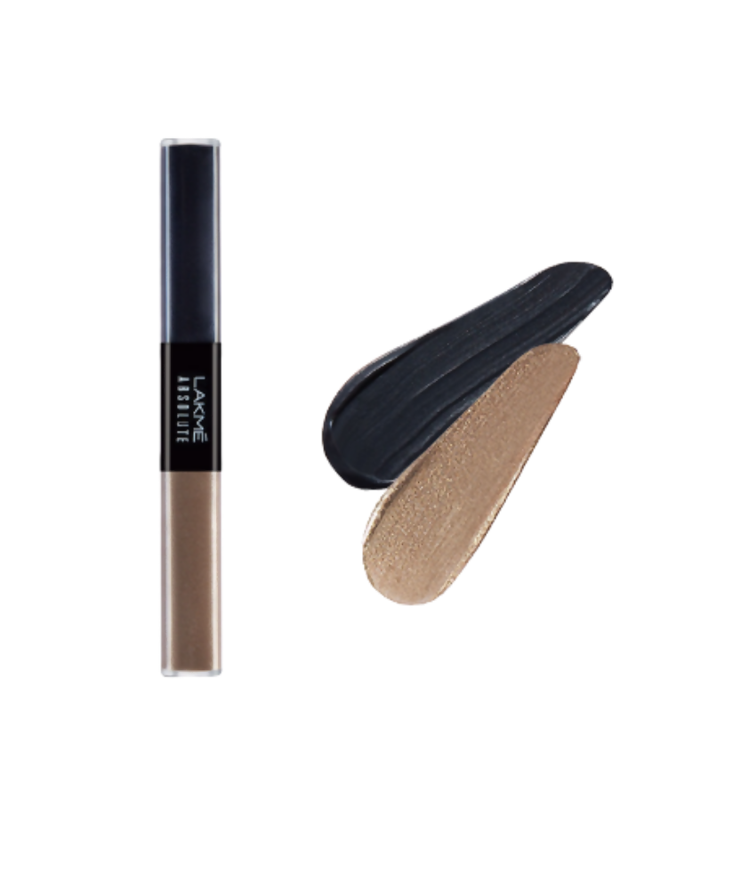 Lakme Absolute Explore Liquid Eye Shadow - Cashmere Love &amp; Diamond Black