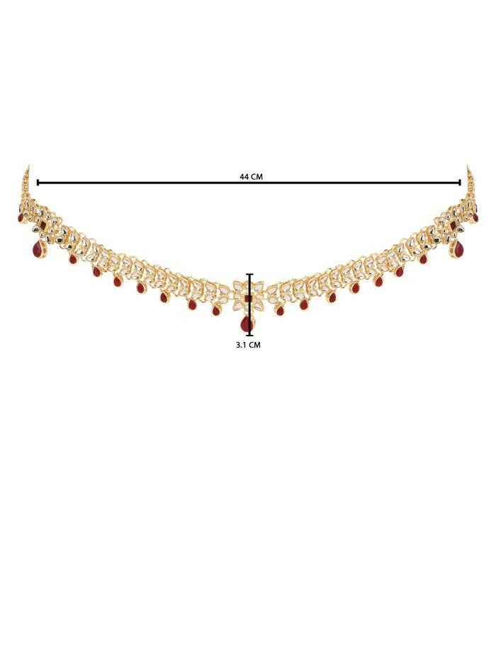 Joban Fashion Red Zinc Alloy Waist Chain For Women