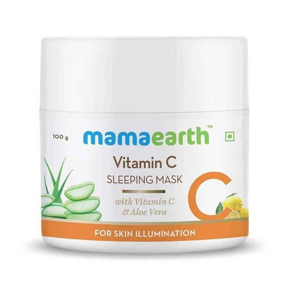 Mamaearth Vitamin C Face Wash &amp; Sleeping Mask For Skin Illumination Combo