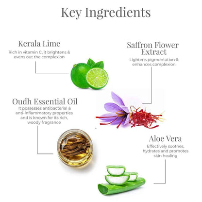 Forest Essentials Scented Body Mist Lime Saffron &amp; Oudh