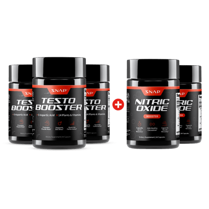 Ultimate Testo + Nitric Oxide Bundle - Buy 3, Get 2 by Snap Supplements