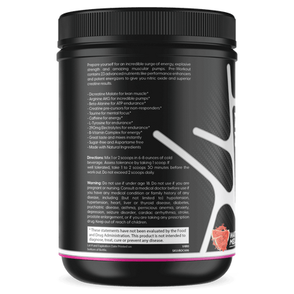 Ultra Concentrate Pre-Workout Watermelon by Znetics