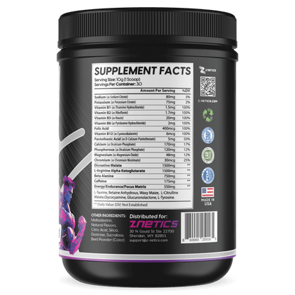 Ultra Concentrate Pre-Workout Watermelon by Znetics
