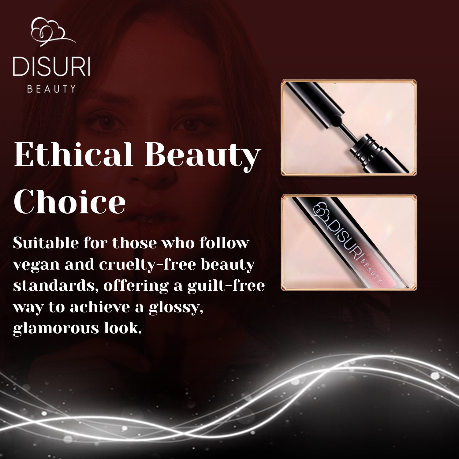 DISURI Beauty Glossy Blast Lip Gloss - Baby Pink (M70)