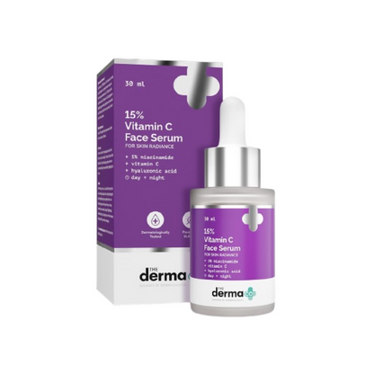 The Derma Co 15% Vitamin C Face Serum For Skin Radiance