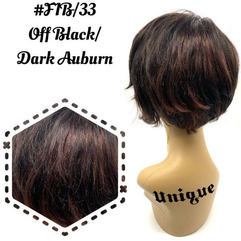 Unique 100% Human Hair Full Wig / Style A9