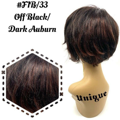 Unique 100% Human Hair Full Wig / Style A9