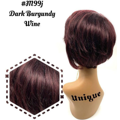 Unique 100% Human Hair Full Wig / Style A9